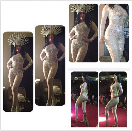 4 Kostum Dewi Perssik ini jadi kontroversi, ada yang tembus pandang