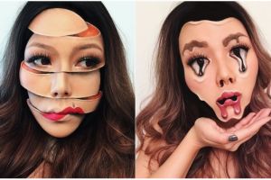18 Makeup ini serem banget, malah bikin bergidik