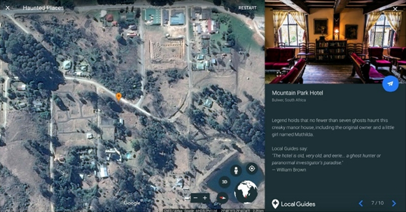10 Tempat berhantu di dunia ini bisa kamu cari pakai Google Earth lho