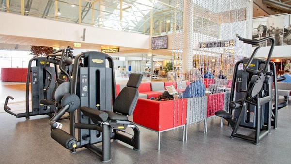 Memberi kenyamanan penumpang, bandara ini beri fasilitas ngegym gratis