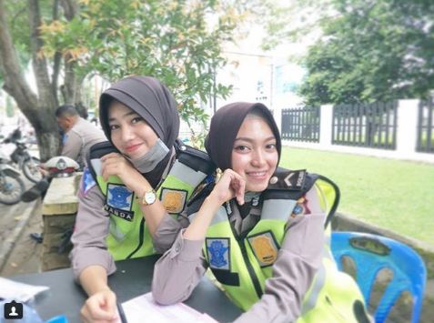 7 Polwan cantik ini 'tercyduk' saat Operasi Zebra, siap tilang hatimu