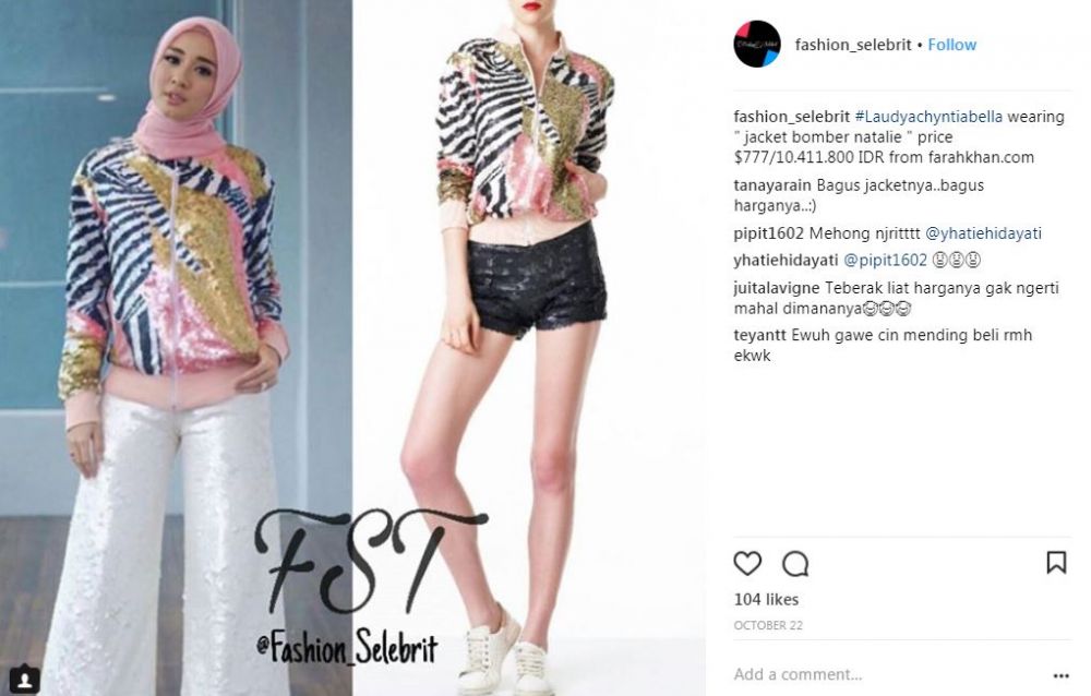 Outfit mewah 7 seleb cantik Indonesia ini harganya bikin kamu melongo