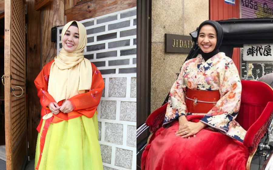 10 Foto artis Malaysia Emma Maembong, cantiknya saingi Laudya C Bella