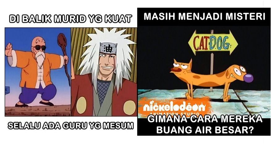 10 Meme 'kartun era 90-an' ini kocaknya bikin senyum-senyum sendiri