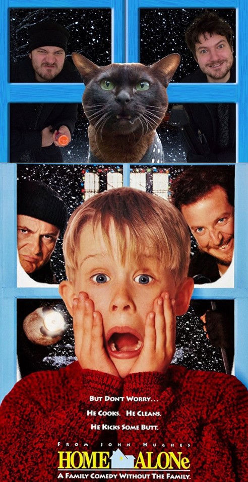 Pria ini remake 12 adegan film ternama bersama kucing, kocak abis