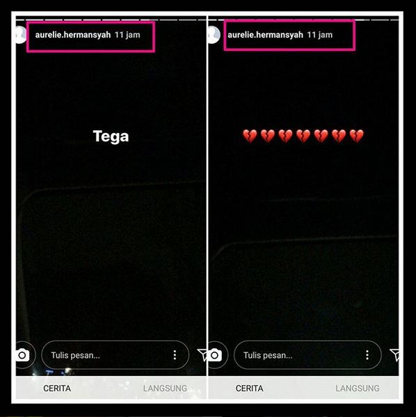 Unggah curahan hati di medsos, Aurel Hermansyah dan Rabbani putus?