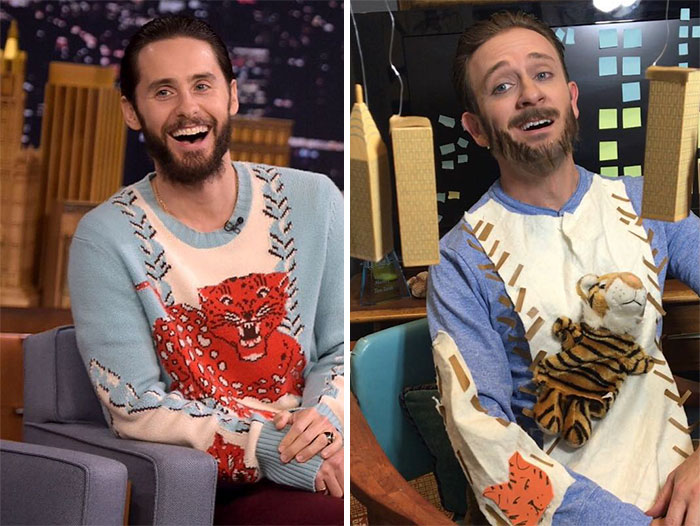 Pria ini tiru 20 gaya busana artis ngetop, hasilnya bikin ngakak