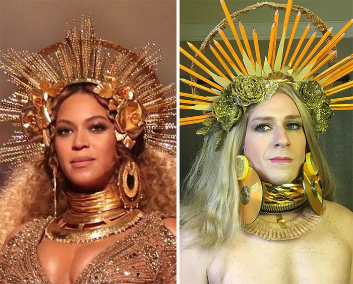 Pria ini tiru 20 gaya busana artis ngetop, hasilnya bikin ngakak