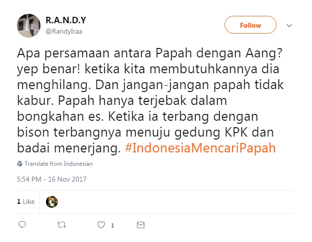 Selain kocak, 12 cuitan 'Indonesia mencari papah' ini mak jleb banget