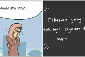 Komik lepas hijab ini endingnya justru bikin tepuk jidat