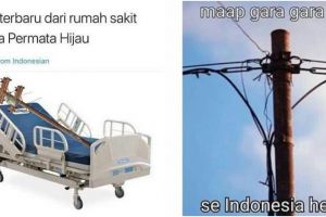 10 Cuitan kocak 'save tiang listrik' pasca kecelakaan Setya Novanto