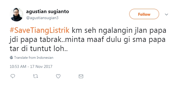 10 Cuitan kocak 'save tiang listrik' pasca kecelakaan Setya Novanto