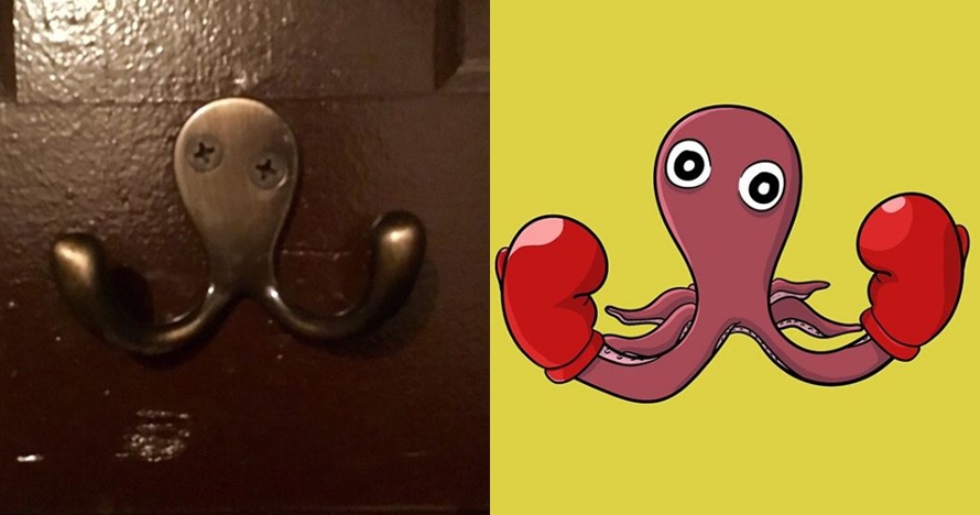 Semula mirip wajah, 10 benda ini digambar menjadi karakter lucu