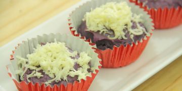 Musim hujan enaknya ngemil cupcake ubi ungu, cara bikinnya mudah lho