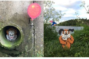 12 Karya seni piksel ini hiasi jalanan, bikin kamu terkecoh