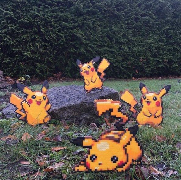 12 Karya seni piksel ini hiasi jalanan, bikin kamu terkecoh