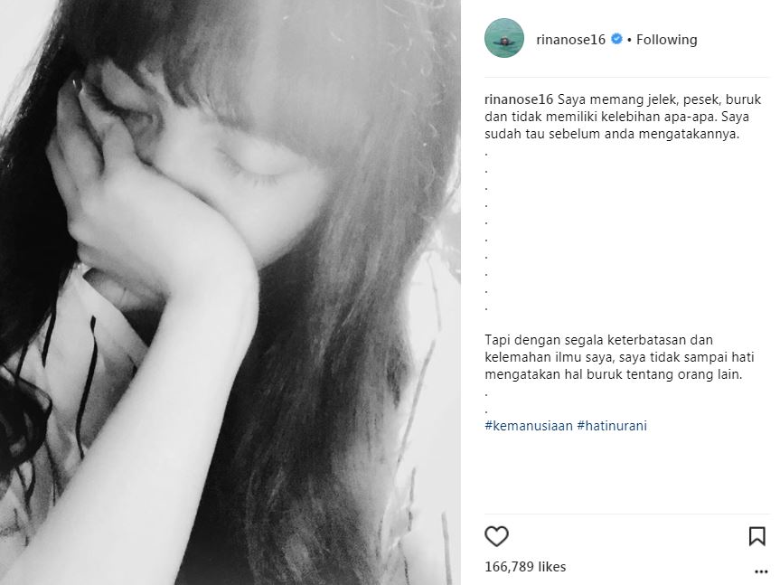 Diejek hidung pesek Ustaz Abdul Somad, reaksi Rina Nose tak terduga