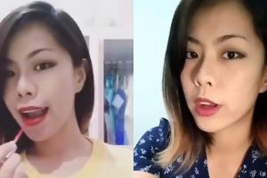 Tutorial biar lipstik awet ala wanita ini bikin ngakak