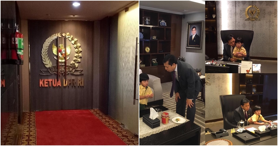 6 Foto suasana kantor pribadi Setya Novanto di DPR, isinya apa aja ya?