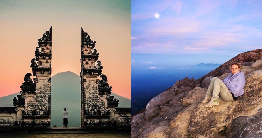 10 Potret keindahan panorama Gunung Agung sebelum meletus