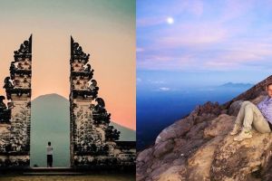 10 Potret keindahan panorama Gunung Agung sebelum meletus