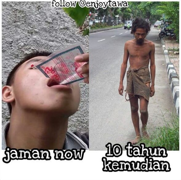 10 Meme kocak generasi micin, bikin pengen ngakak guling-guling