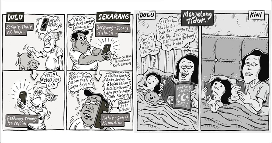 7 Komik ungkap realita dulu vs sekarang, dijamin bikin kamu kesindir