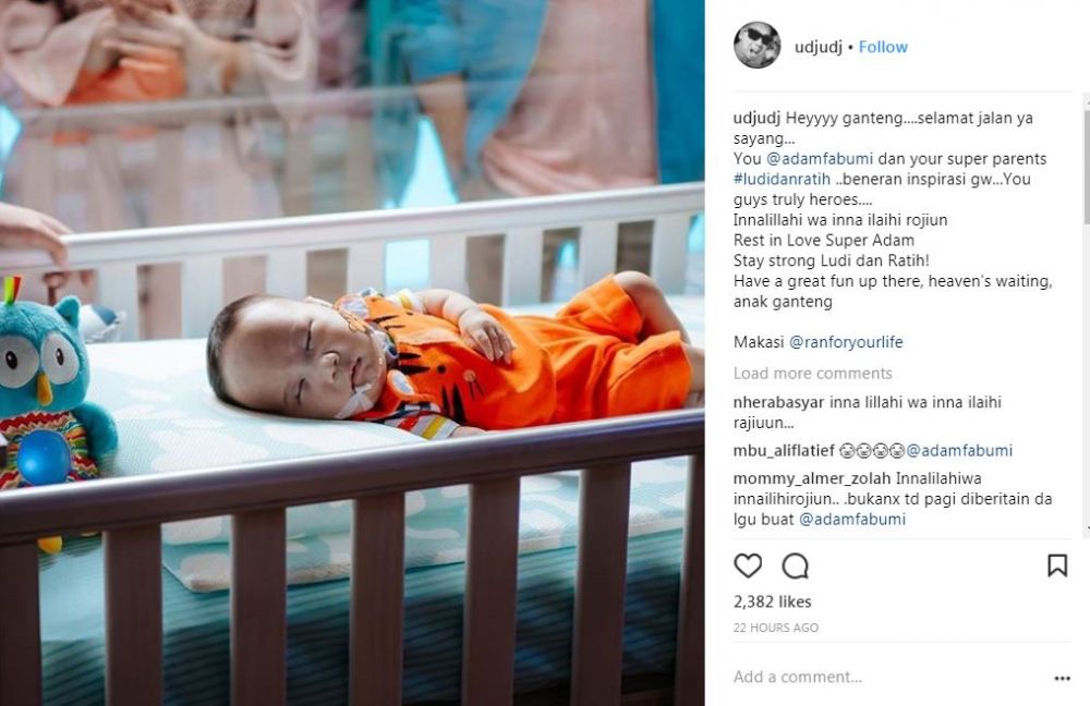 Bayi dengan penyakit langka meninggal dunia, seleb Tanah Air berduka