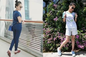 Kerap tampil kasual dan santai, ini harga 7 celana Ayu Ting Ting