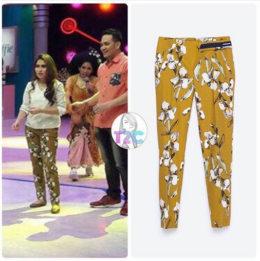 Kerap tampil kasual dan santai, ini harga 7 celana Ayu Ting Ting