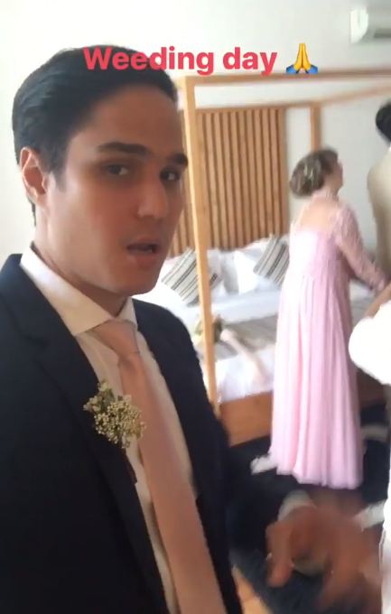 Empat tahun pacaran, Marcel Chandrawinata resmi menikah di Bali