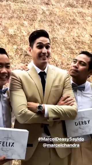 10 Potret penampilan Marcel-Deasy sebelum naik pelaminan