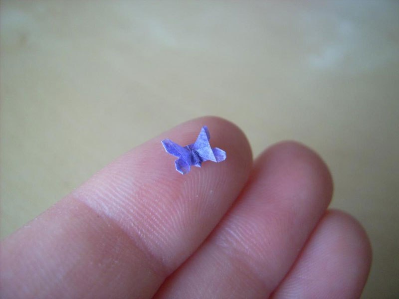 10 Potret origami super mini, ukuran & bentuknya bikin terpana