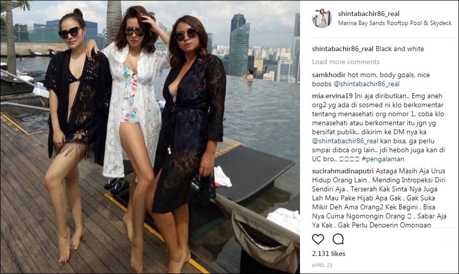 5 Seleb ini pernah bikin heboh gara-gara pamer foto tanpa hijab