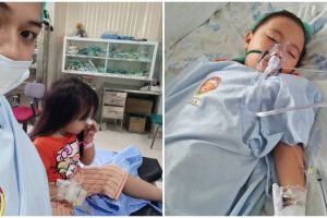 Ibu ini terkejut lihat benda aneh tersangkut di hidung putrinya