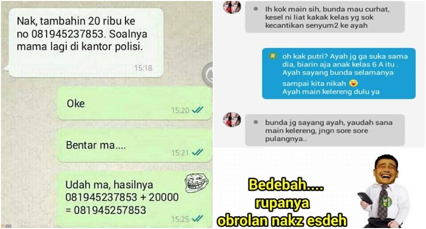 5 Chat nyeleneh 'kids jaman now' ini bikin senyum-senyum gemes