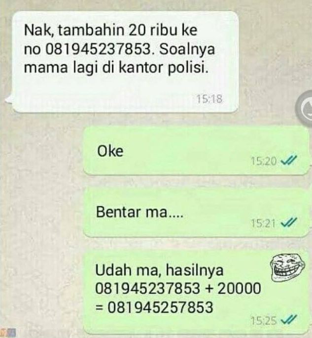5 Chat nyeleneh 'kids jaman now' ini bikin senyum-senyum gemes