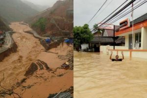 10 Potret kondisi terkini Pacitan yang dilanda bencana banjir