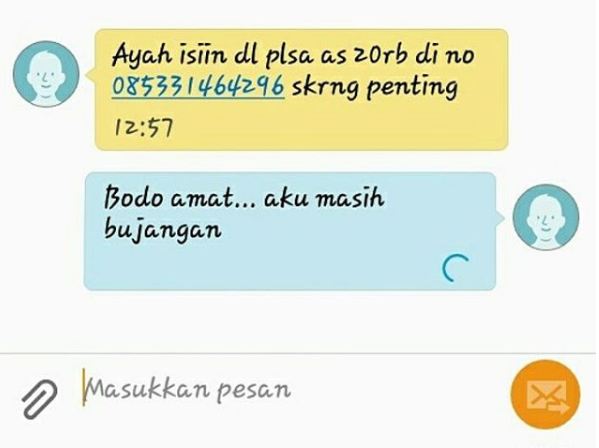 10 Jawaban pesan singkat ini bikin kamu ngakak cekikikan