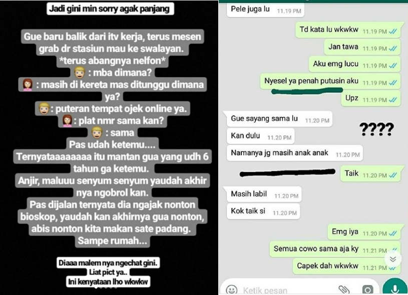 Mantan pacar jadi penumpang, ini curhat baper 6 driver ojek online