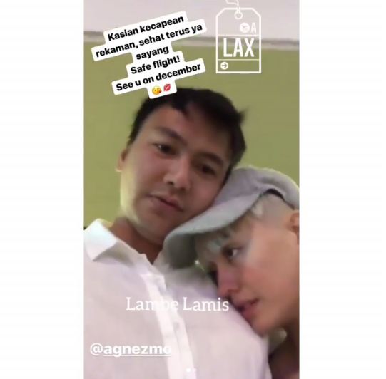 Dikabarkan putus, ini bukti Agnez Mo dan Wijaya Saputra masih mesra