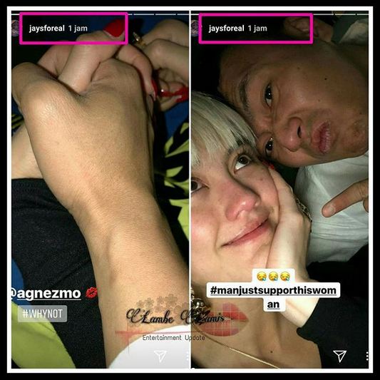 Dikabarkan putus, ini bukti Agnez Mo dan Wijaya Saputra masih mesra