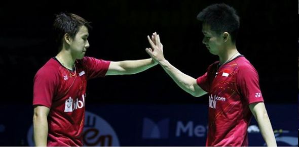 7 Fakta Kevin-Marcus, peraih gelar juara ganda putra terbanyak semusim