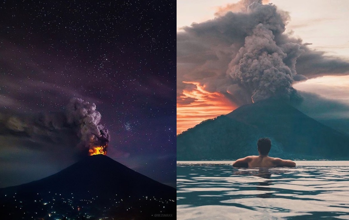 Ketika erupsi Gunung Agung jadi daya tarik wisata