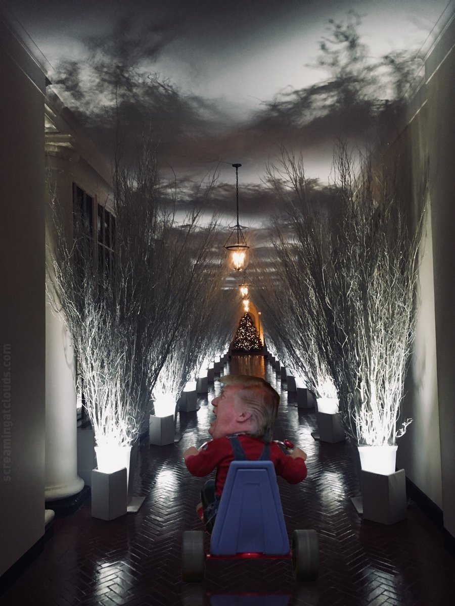 14 Foto editan dekorasi Natal Gedung Putih dari warganet, ada-ada aja