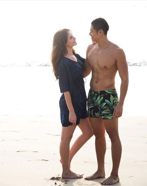 10 Gaya Adeline, istri perenang Glenn Victor yang cantik alami