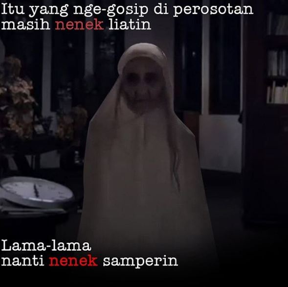 7 Meme 'Nenek' Keluarga Tak Kasat Mata, kocaknya bikin gagal serem