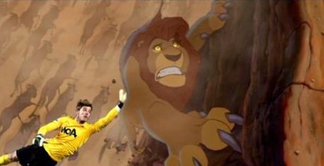 6 Meme kiper MU David de Gea saat amankan gawang, bikin ketawa nih