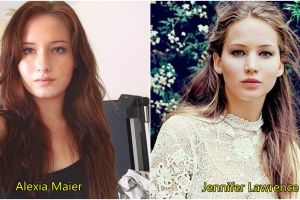 Alexia Maier, cewek yang viral wajahnya 'copy paste' Jennifer Lawrence