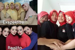 8 Foto parodi warganet ikuti gaya Ashanty dan sahabat ini kocak abis